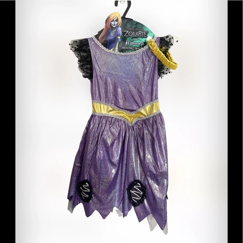 ONCE UPON A ZOMBIE Rapunzel Princess zombie Halloween costume size XS